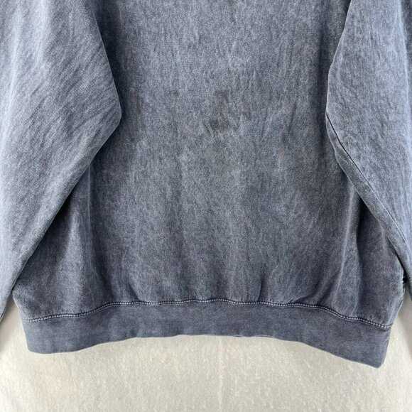 Ragwear Sweatshirt Men's Sz XL Gray 1/4 Zip Embroidered Collared Ribbed Trim - Picture 7 of 9